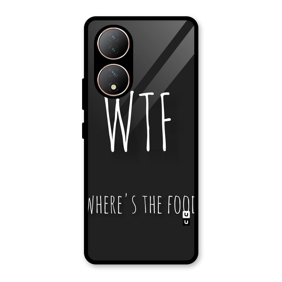 Where The Food Glass Back Case for Vivo Y100A