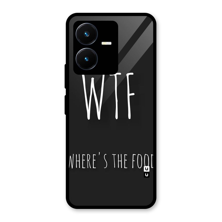 Where The Food Glass Back Case for Vivo Y22s