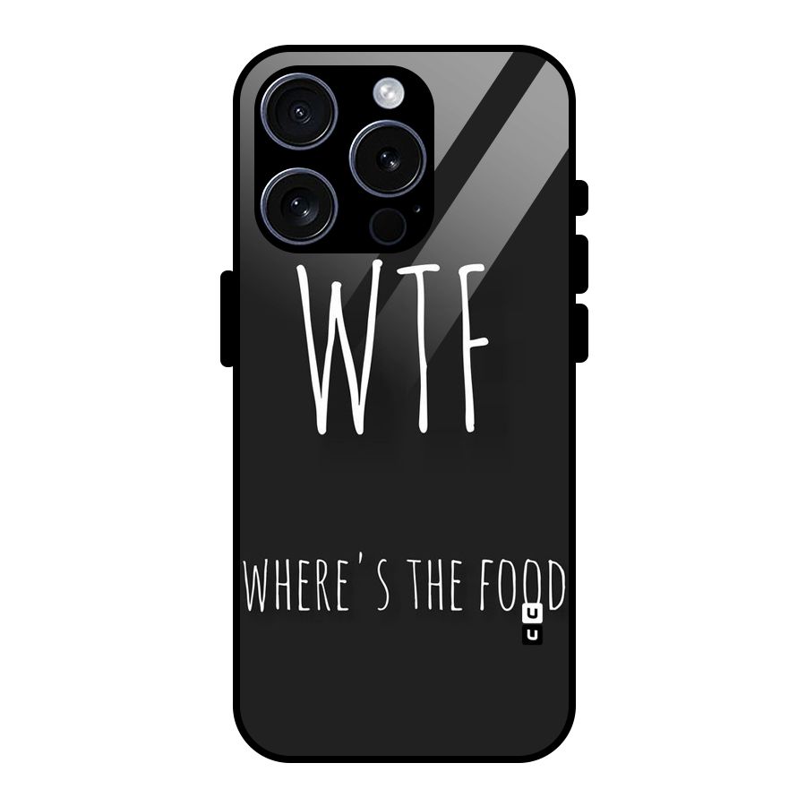 Where The Food Glass Back Case for iPhone 15 Pro