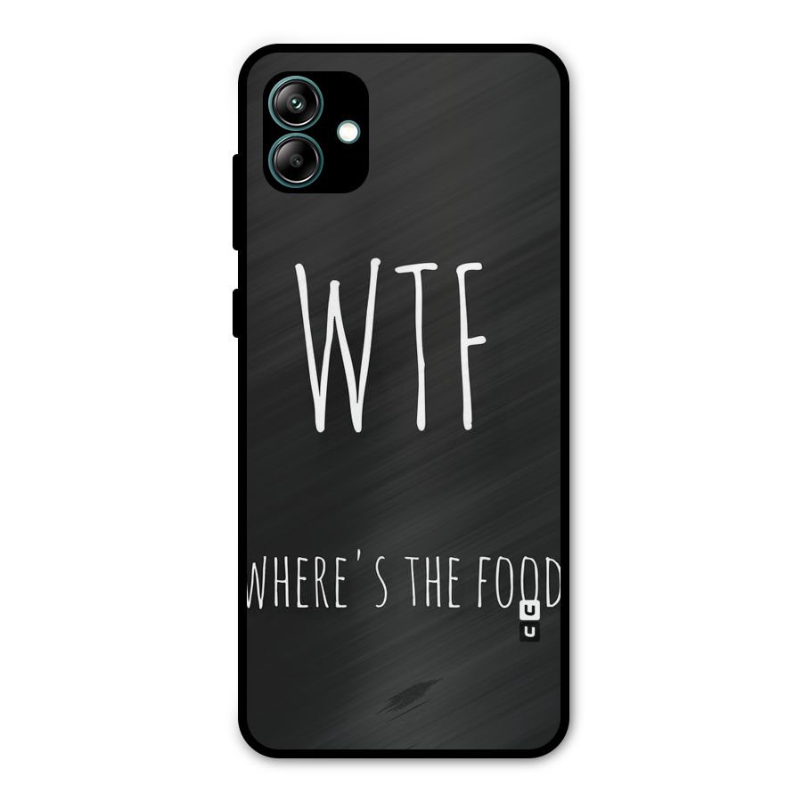 Where The Food Metal Back Case for Galaxy A04