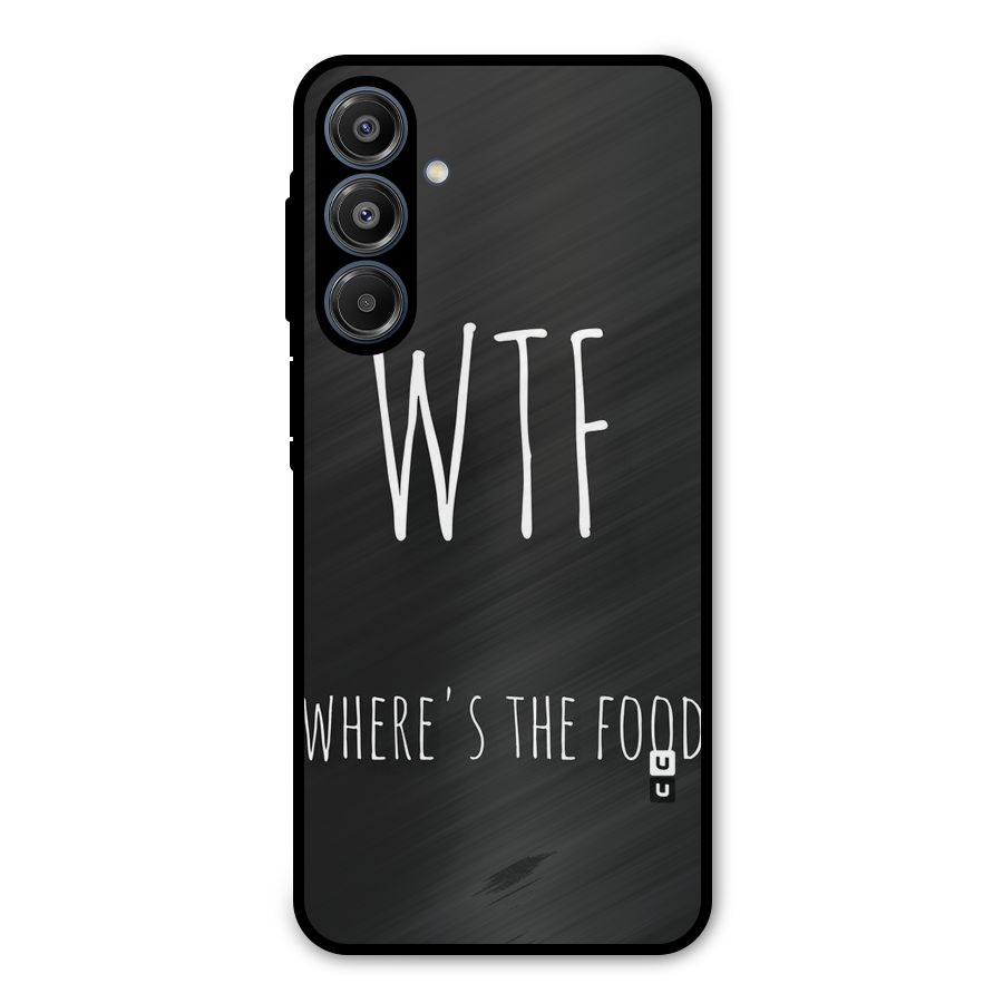 Where The Food Metal Back Case for Galaxy A16 5G