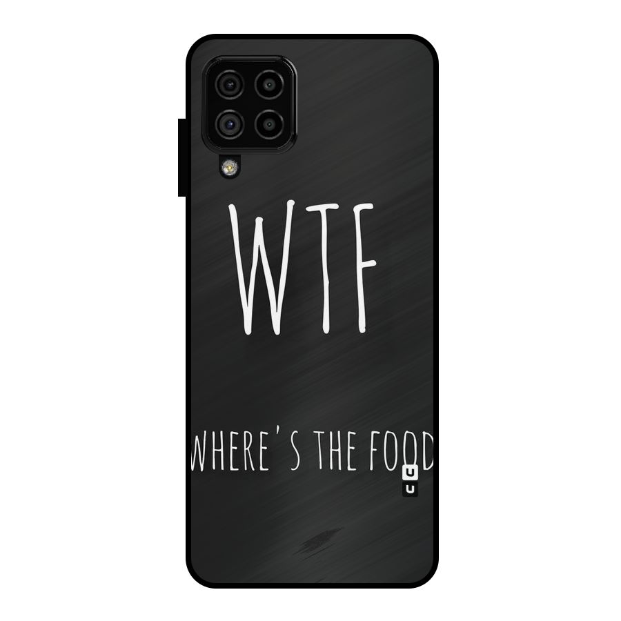 Where The Food Metal Back Case for Galaxy A22 4G