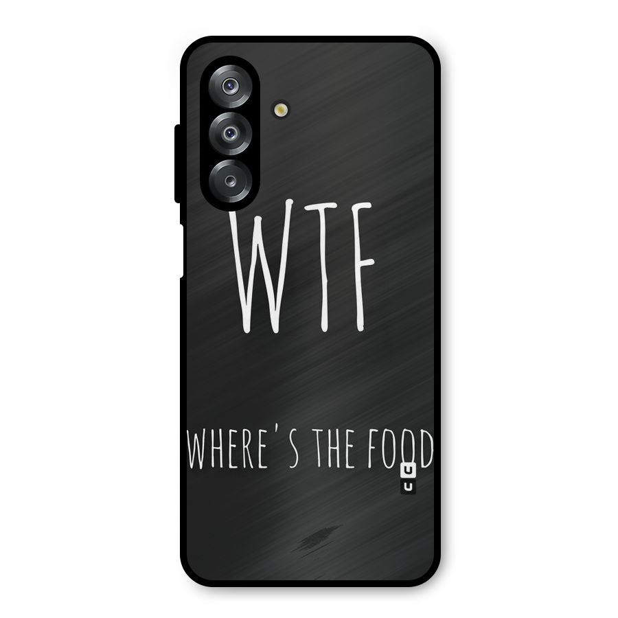 Where The Food Metal Back Case for Galaxy A26