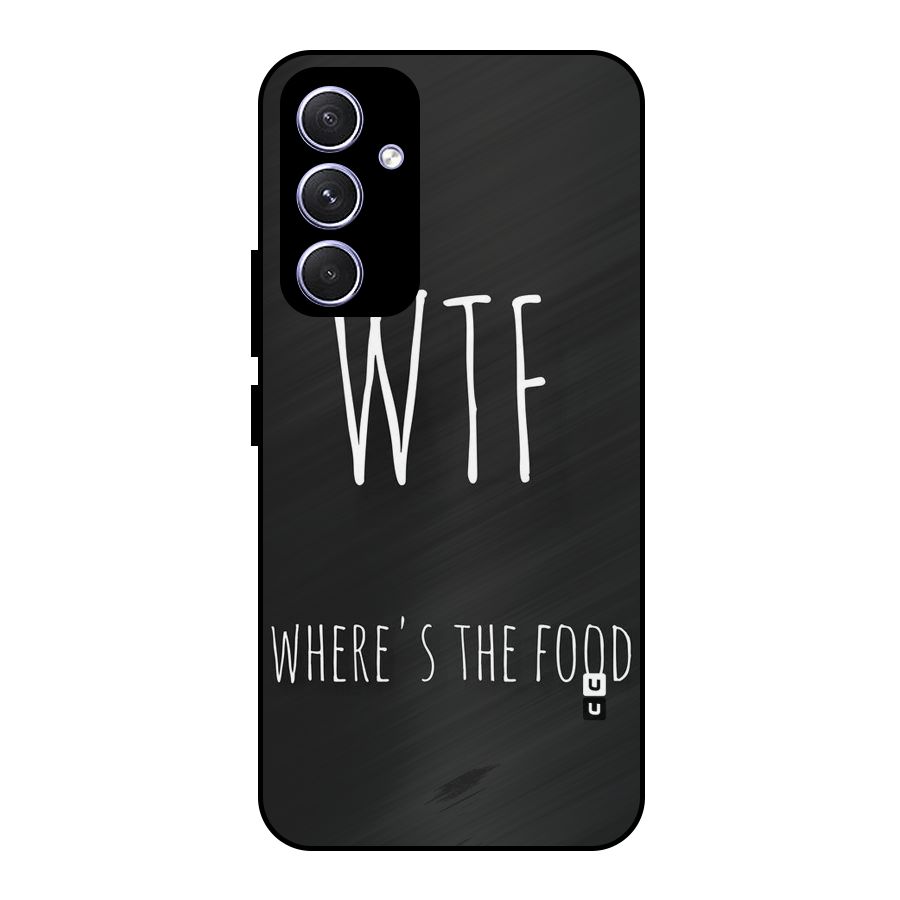 Where The Food Metal Back Case for Galaxy A54