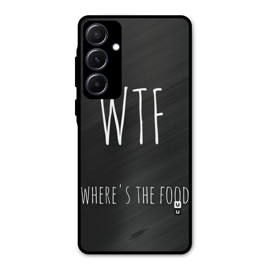 Where The Food Metal Back Case for Galaxy A55