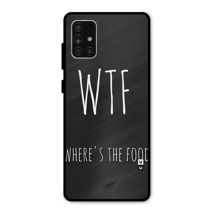 Where The Food Metal Back Case for Galaxy A71