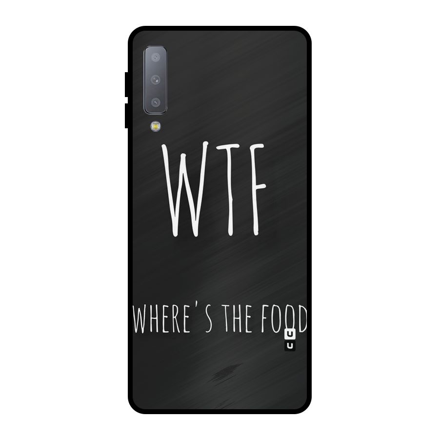 Where The Food Metal Back Case for Galaxy A7 (2018)