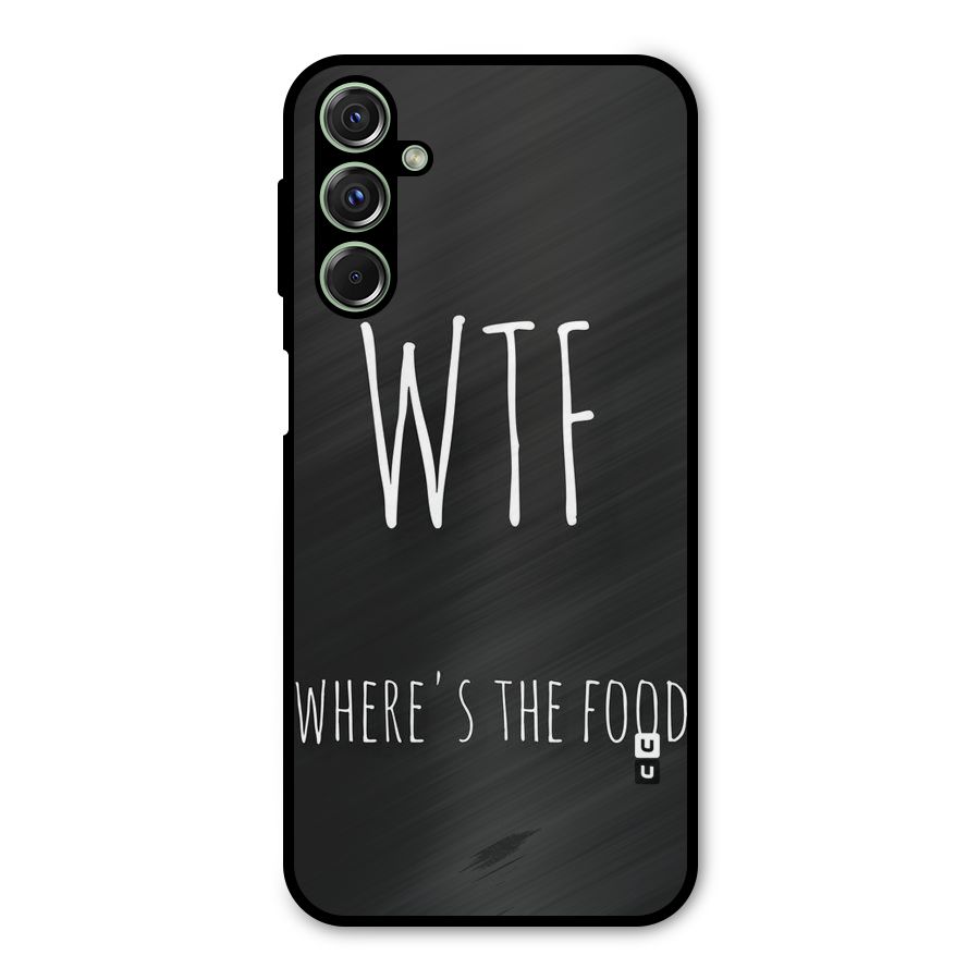 Where The Food Metal Back Case for Galaxy F34