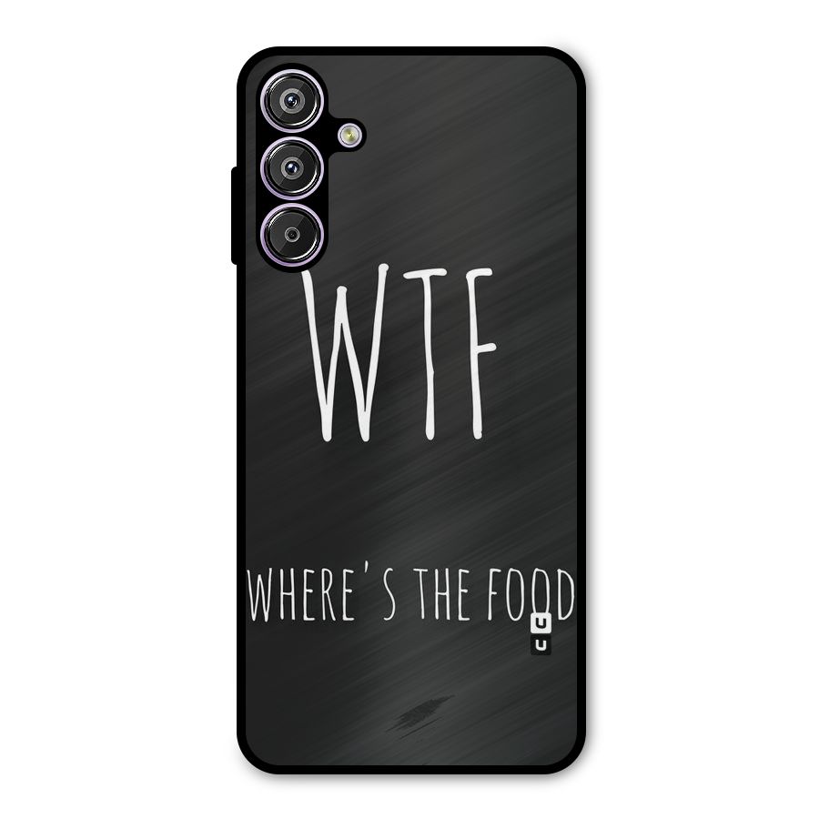 Where The Food Metal Back Case for Galaxy M15