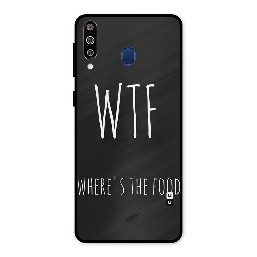 Where The Food Metal Back Case for Galaxy M30