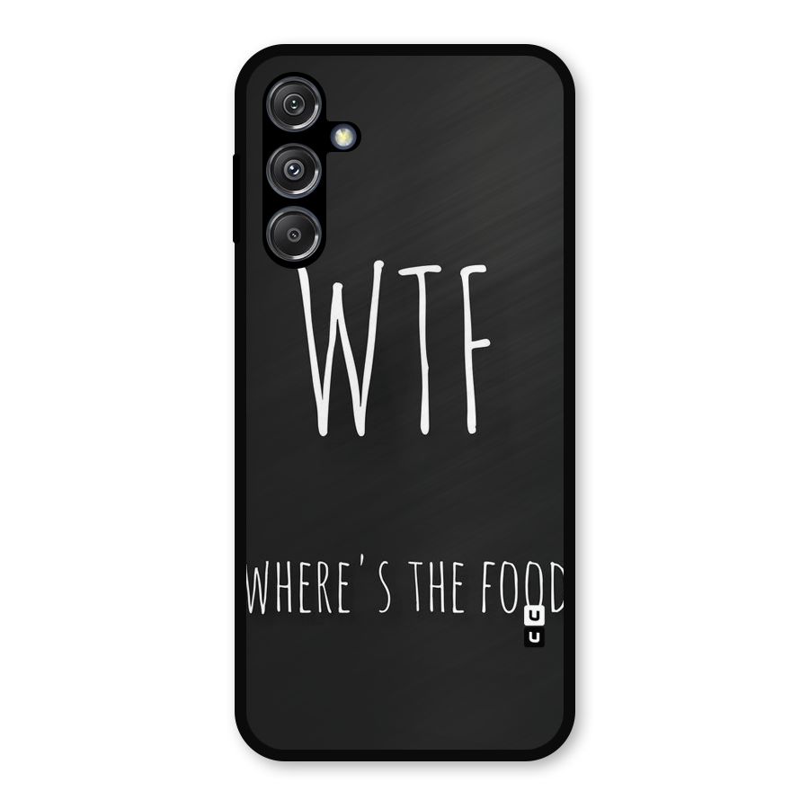 Where The Food Metal Back Case for Galaxy M34 5G