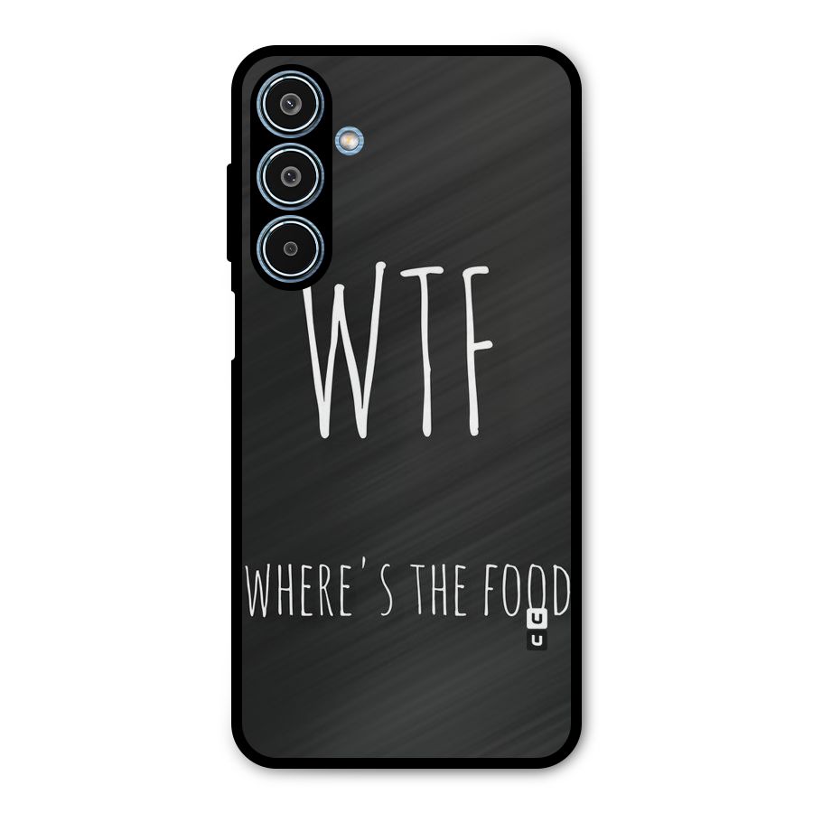 Where The Food Metal Back Case for Galaxy M35