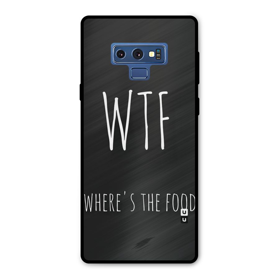 Where The Food Metal Back Case for Galaxy Note 9