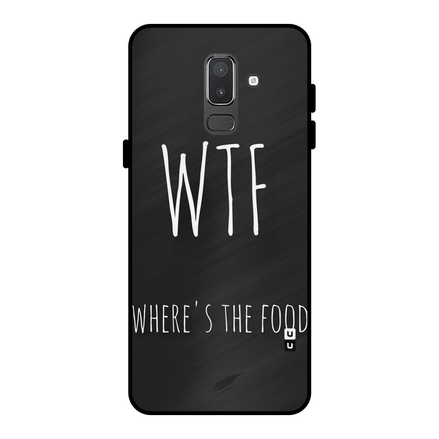Where The Food Metal Back Case for Galaxy On8 (2018)