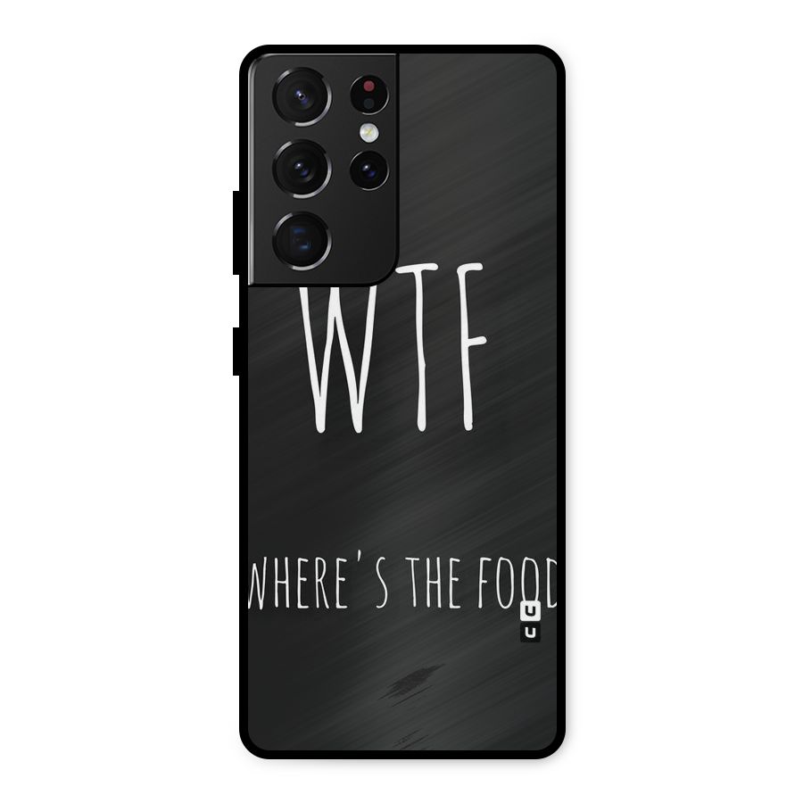 Where The Food Metal Back Case for Galaxy S21 Ultra 5G