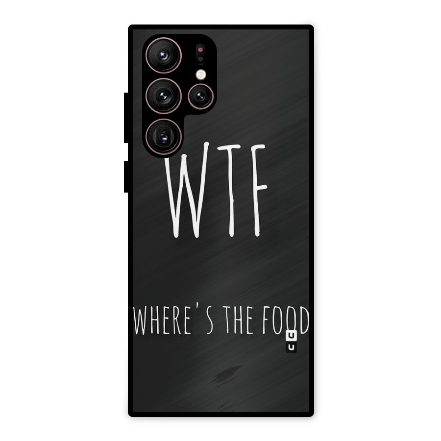 Where The Food Metal Back Case for Galaxy S22 Ultra 5G