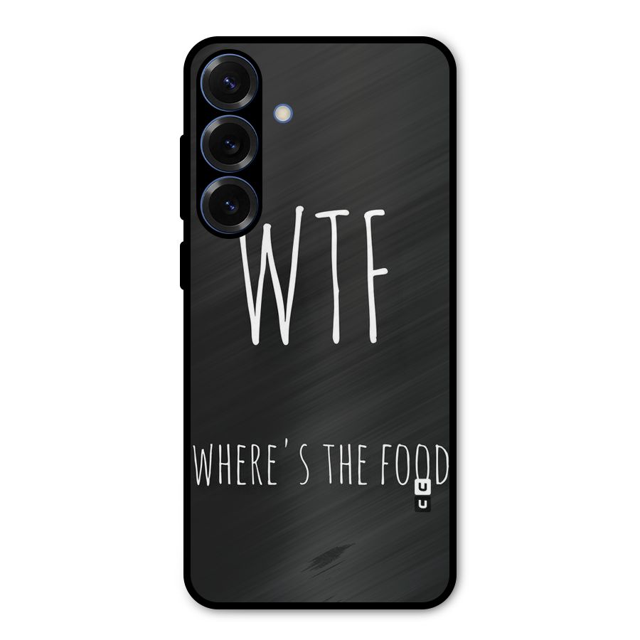 Where The Food Metal Back Case for Galaxy S25 Plus