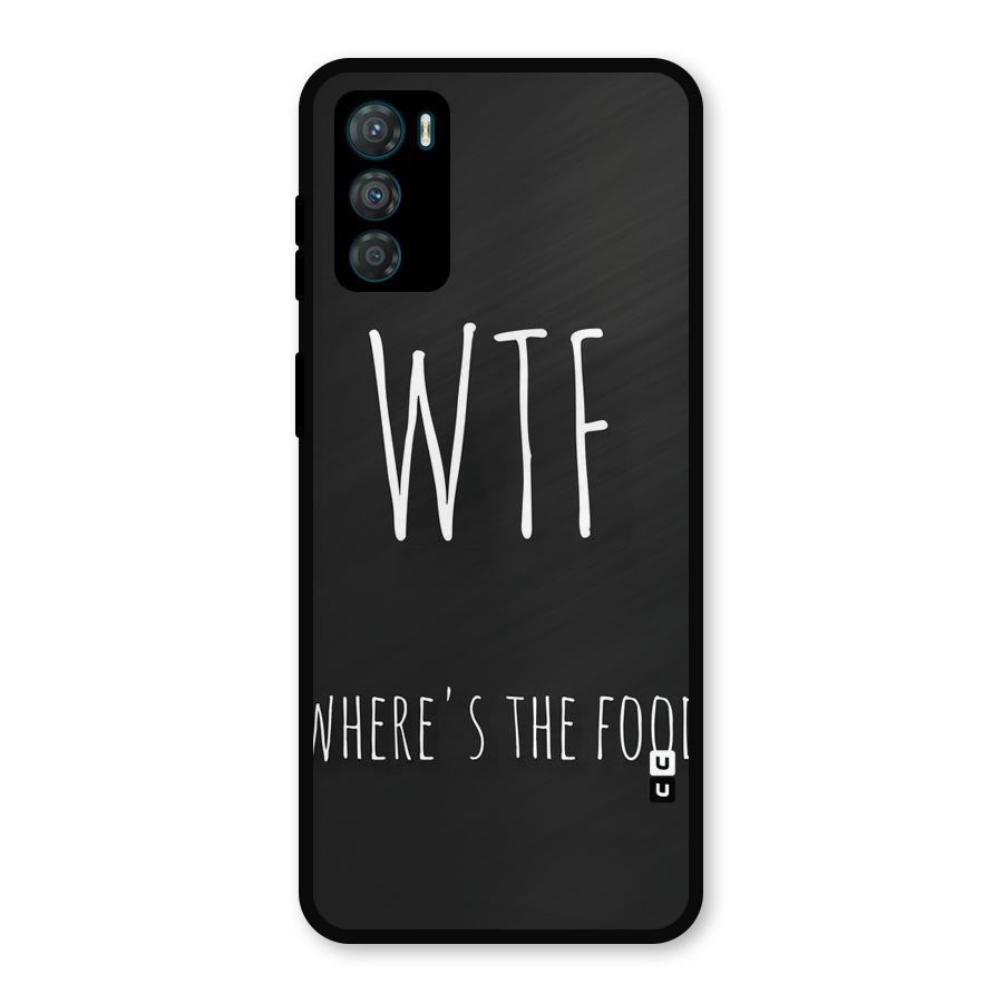 Where The Food Metal Back Case for Moto G42