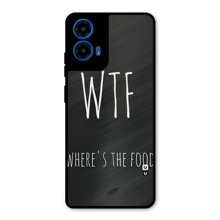 Where The Food Metal Back Case for Moto G45