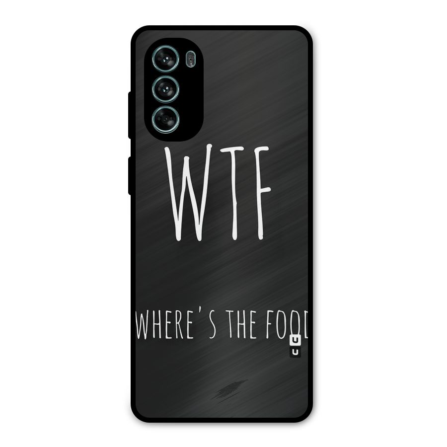 Where The Food Metal Back Case for Moto G62