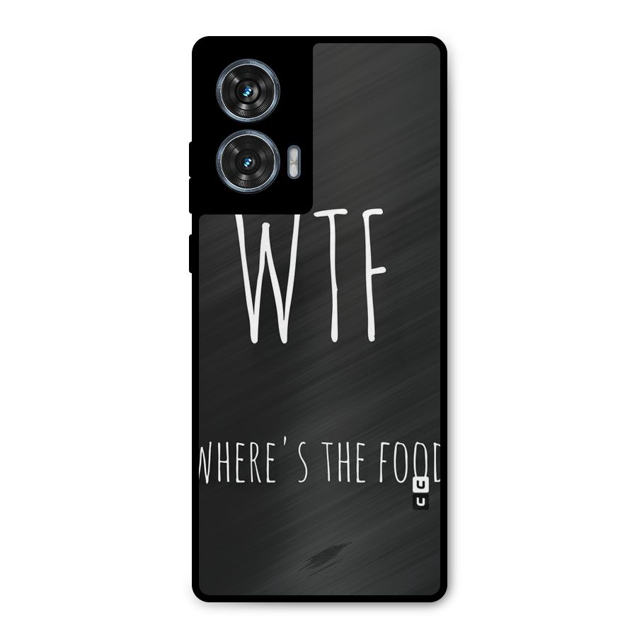 Where The Food Metal Back Case for Motorola Edge 50 Fusion
