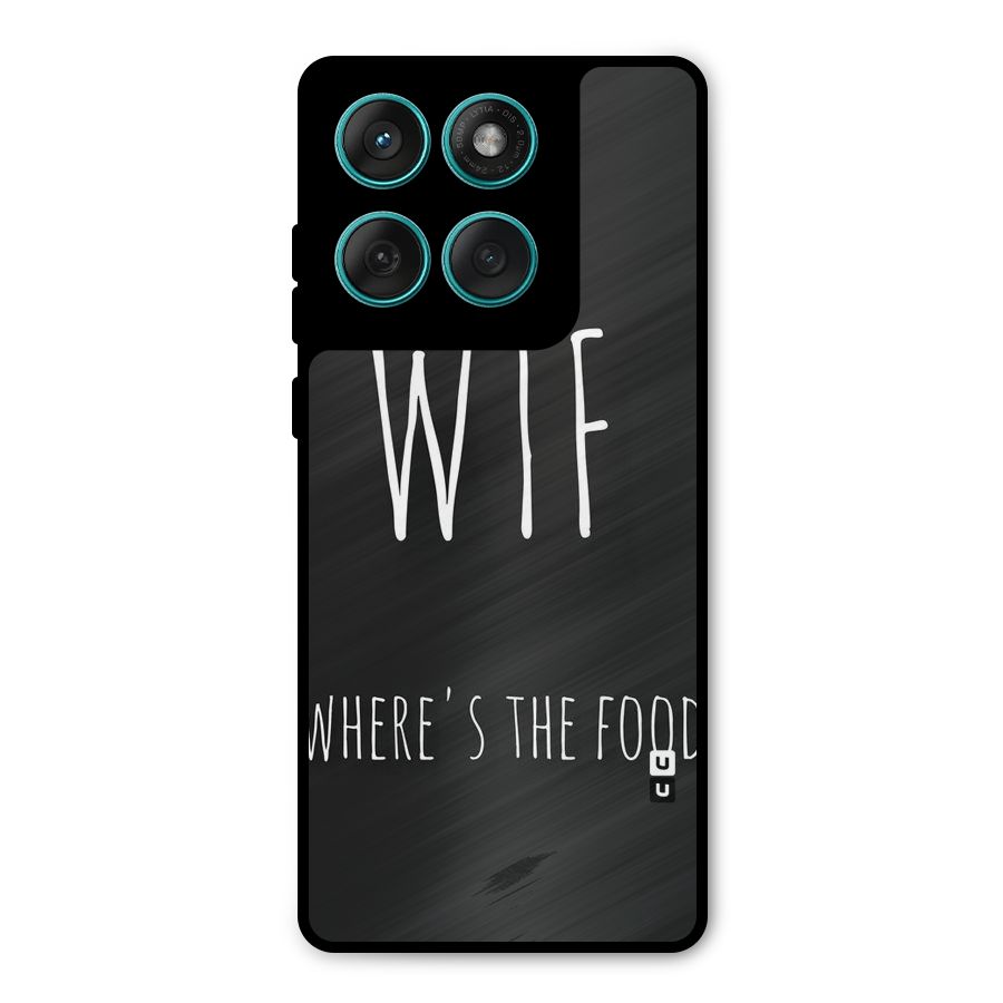 Where The Food Metal Back Case for Motorola Edge 60