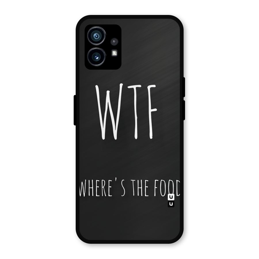Where The Food Metal Back Case for Nothing Phone 1