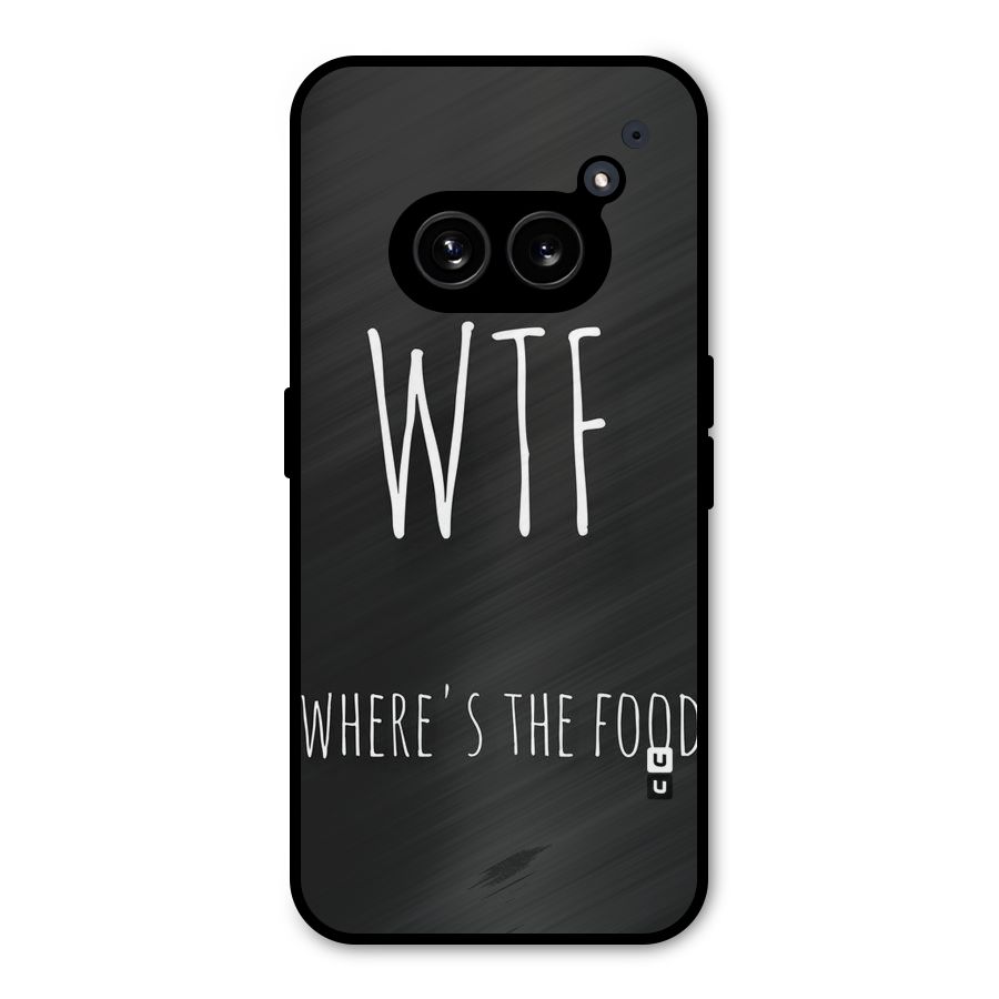 Where The Food Metal Back Case for Nothing Phone 2a Plus