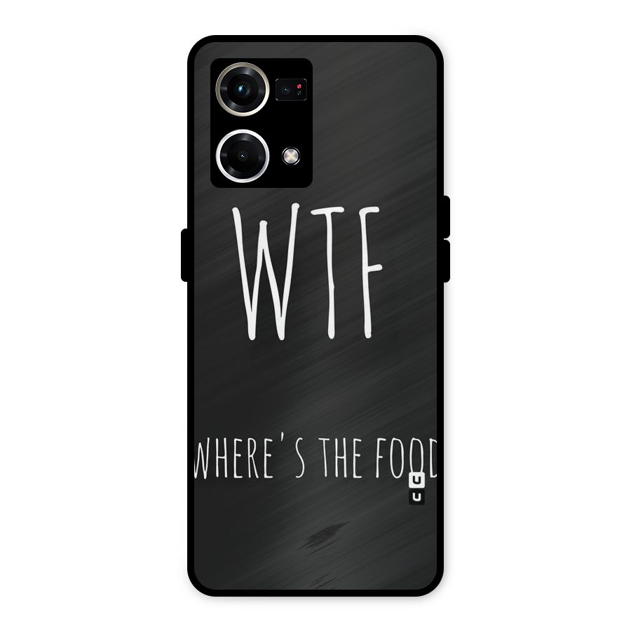 Where The Food Metal Back Case for Oppo F21s Pro 4G