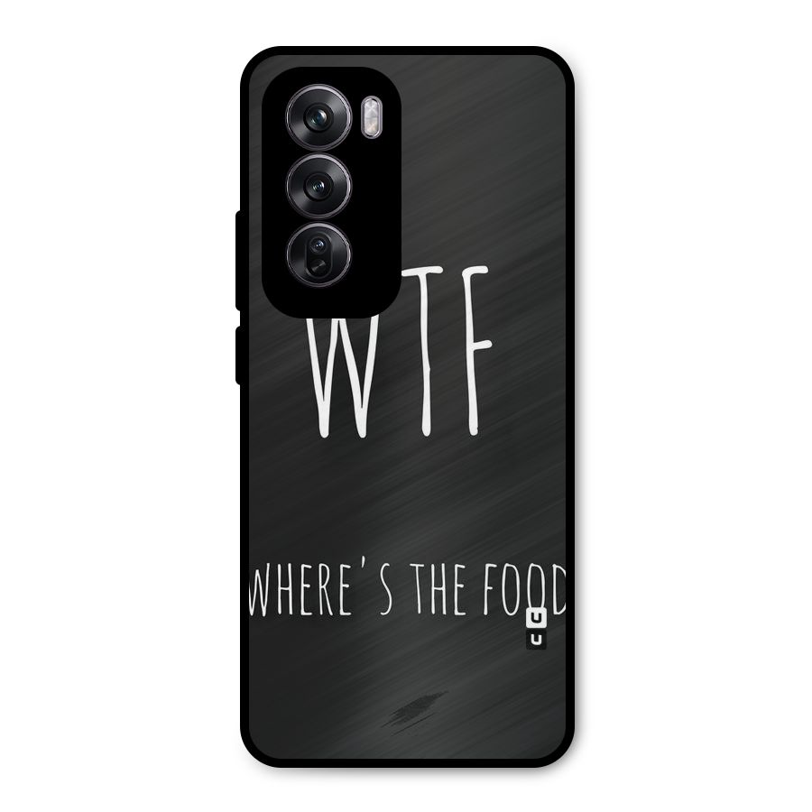 Where The Food Metal Back Case for Oppo Reno12 Pro