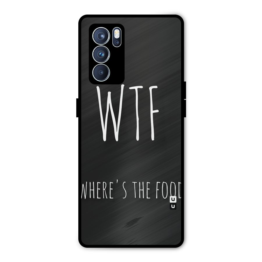 Where The Food Metal Back Case for Oppo Reno6 Pro 5G