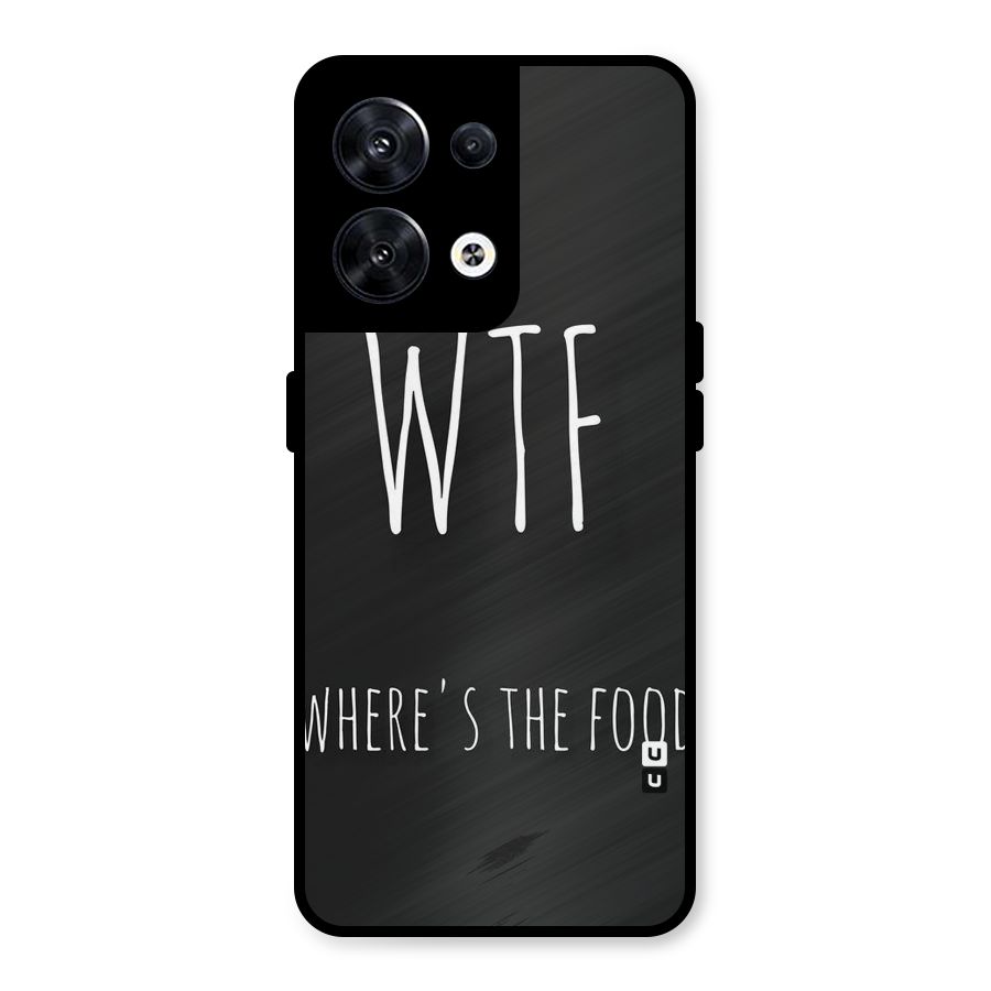 Where The Food Metal Back Case for Oppo Reno8 5G