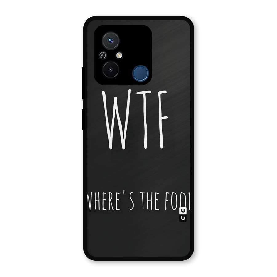 Where The Food Metal Back Case for Poco C55