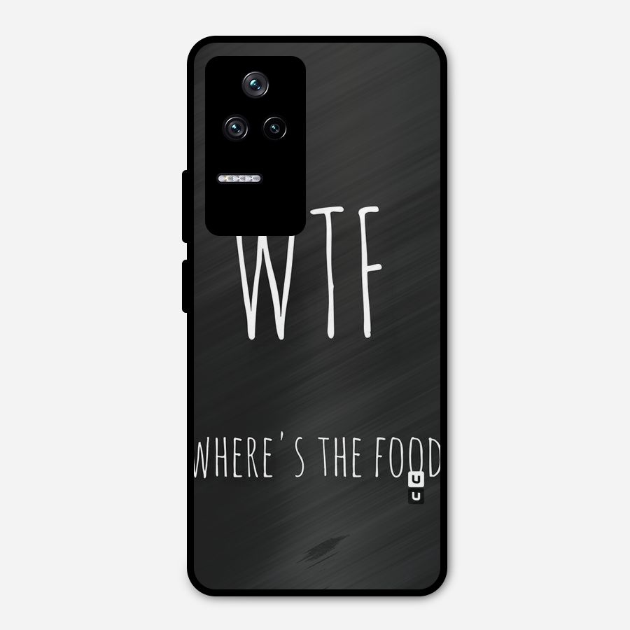 Where The Food Metal Back Case for Poco F4 5G
