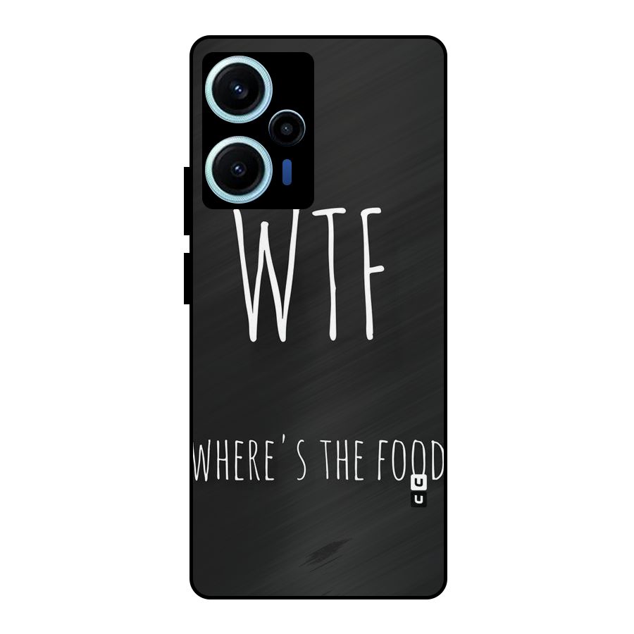 Where The Food Metal Back Case for Poco F5