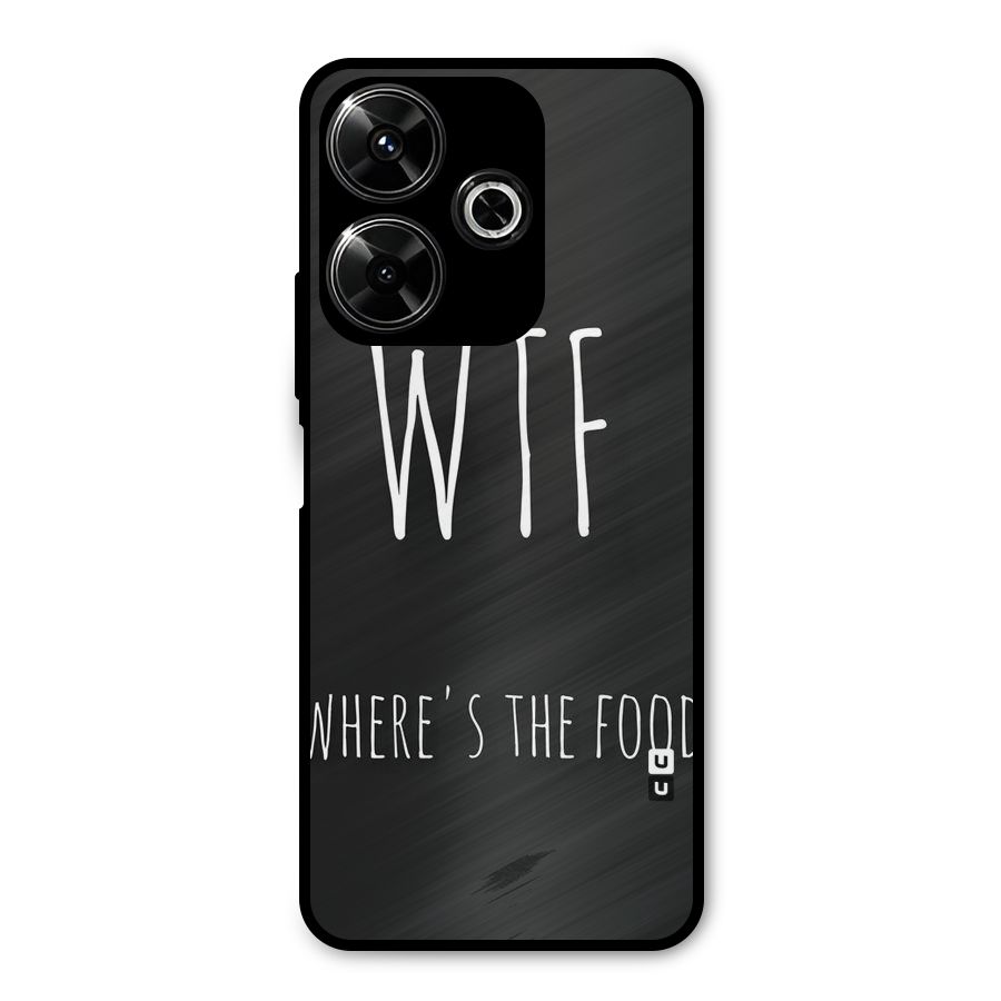 Where The Food Metal Back Case for Poco M6 Plus