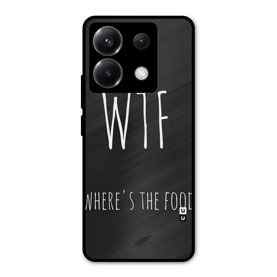 Where The Food Metal Back Case for Poco X6