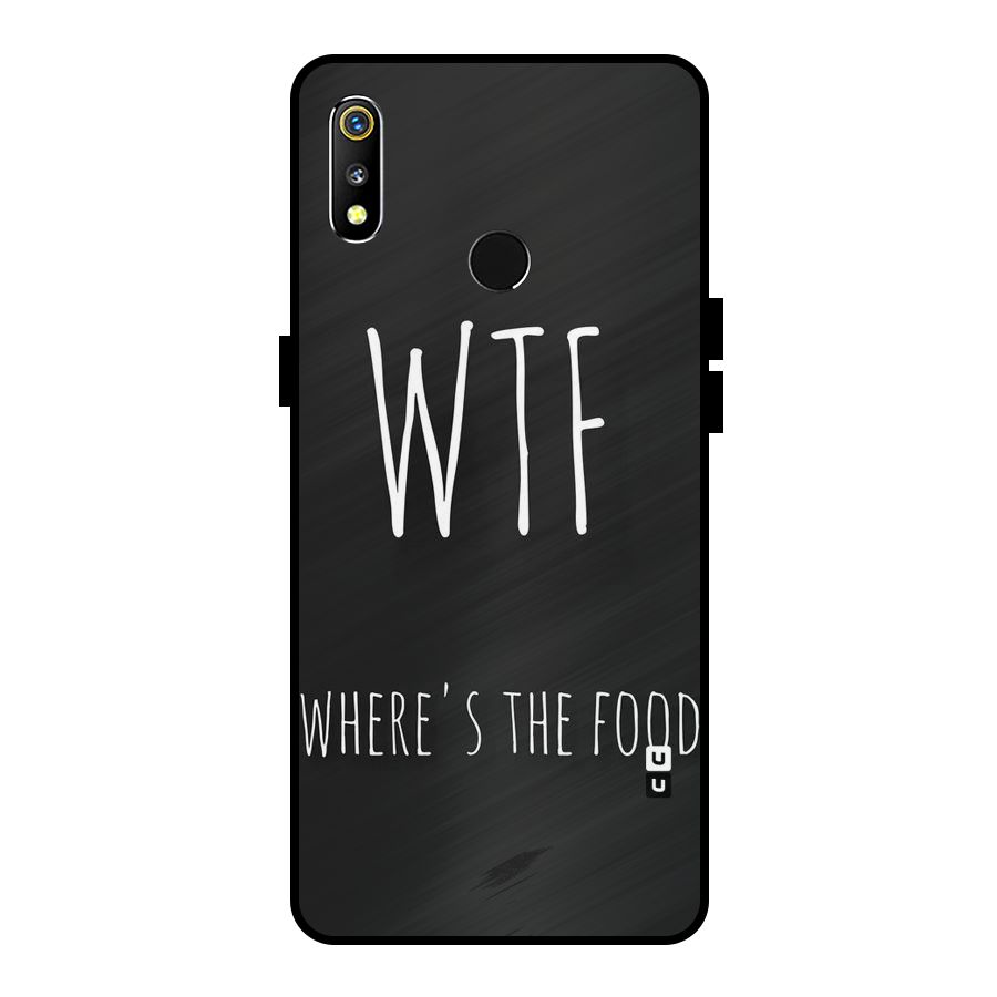 Where The Food Metal Back Case for Realme 3i
