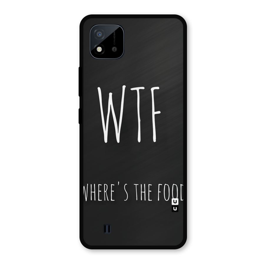 Where The Food Metal Back Case for Realme C11 2021