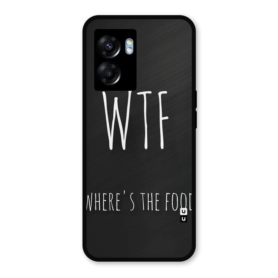 Where The Food Metal Back Case for Realme Narzo 50 5G
