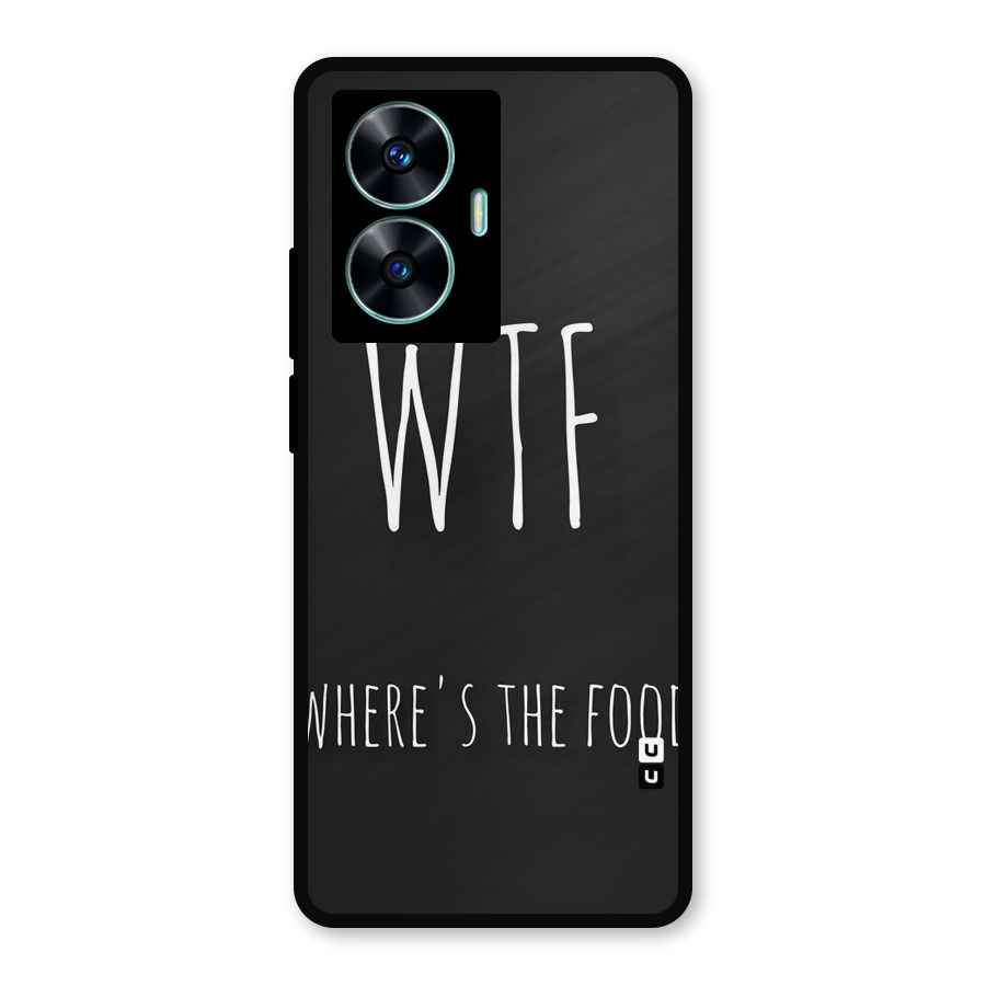 Where The Food Metal Back Case for Realme Narzo N55