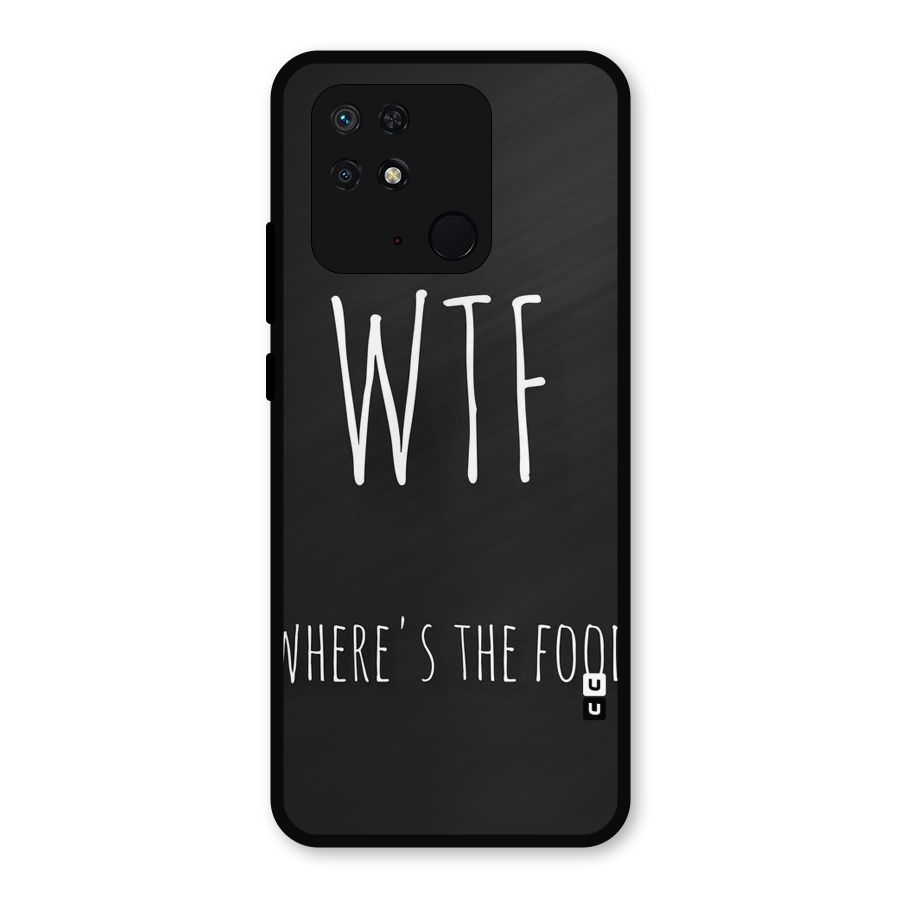 Where The Food Metal Back Case for Redmi 10 Power