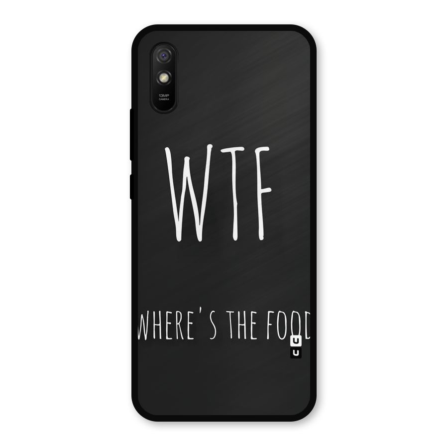 Where The Food Metal Back Case for Redmi 9i