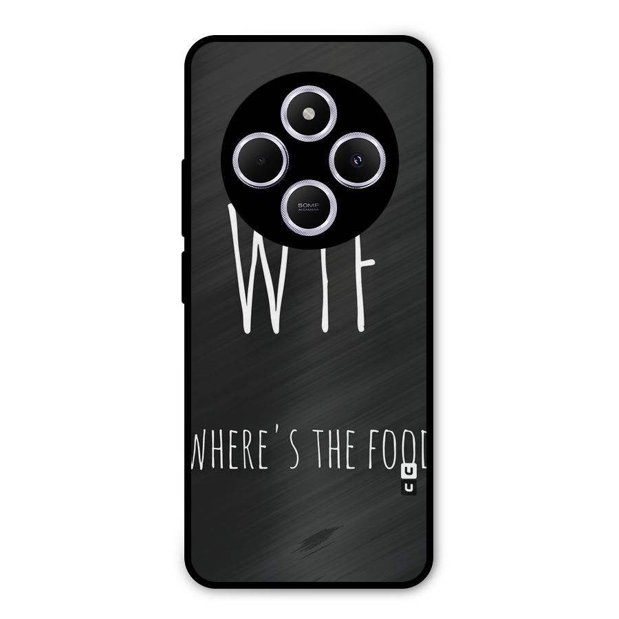 Where The Food Metal Back Case for Redmi A4