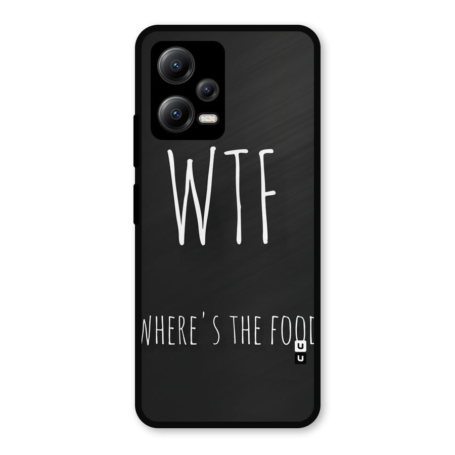 Where The Food Metal Back Case for Redmi Note 12 5G