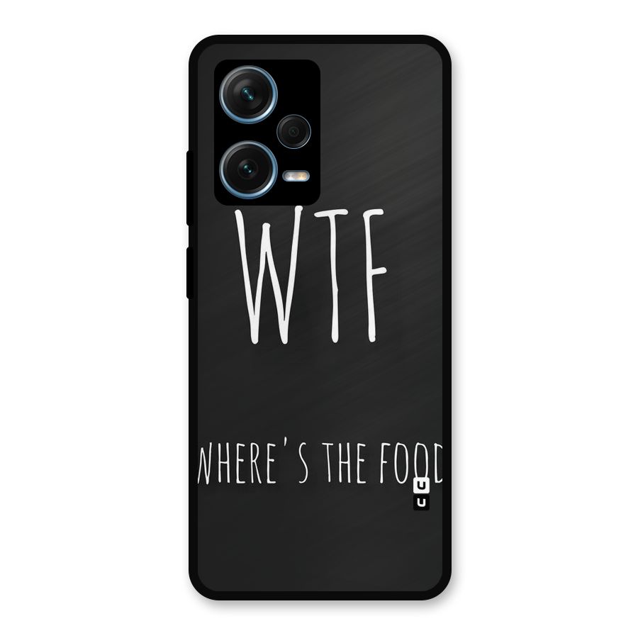 Where The Food Metal Back Case for Redmi Note 12 Pro Plus 5G