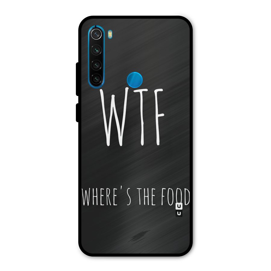 Where The Food Metal Back Case for Redmi Note 8
