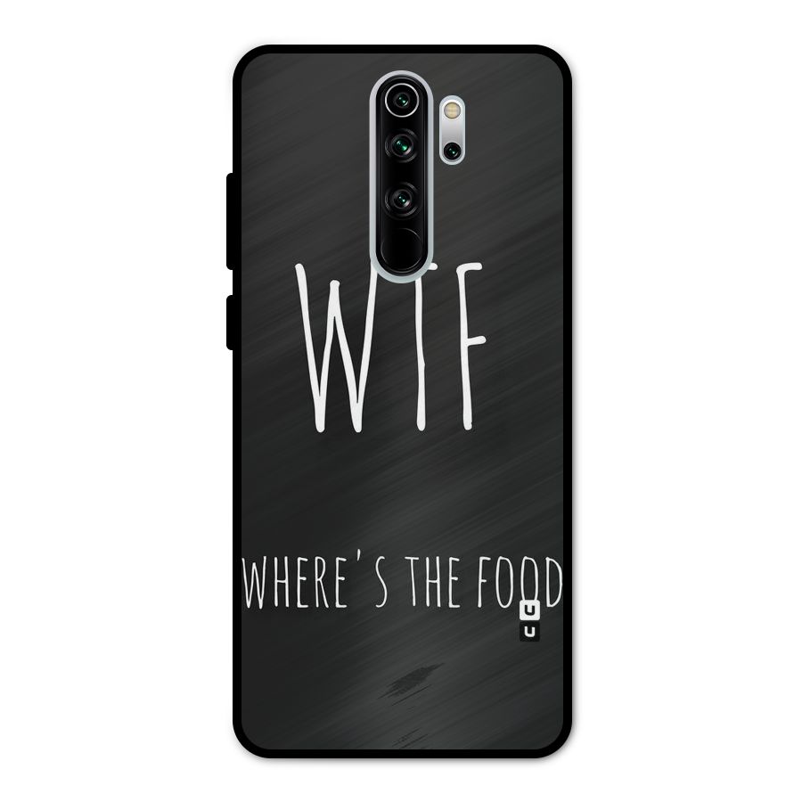 Where The Food Metal Back Case for Redmi Note 8 Pro