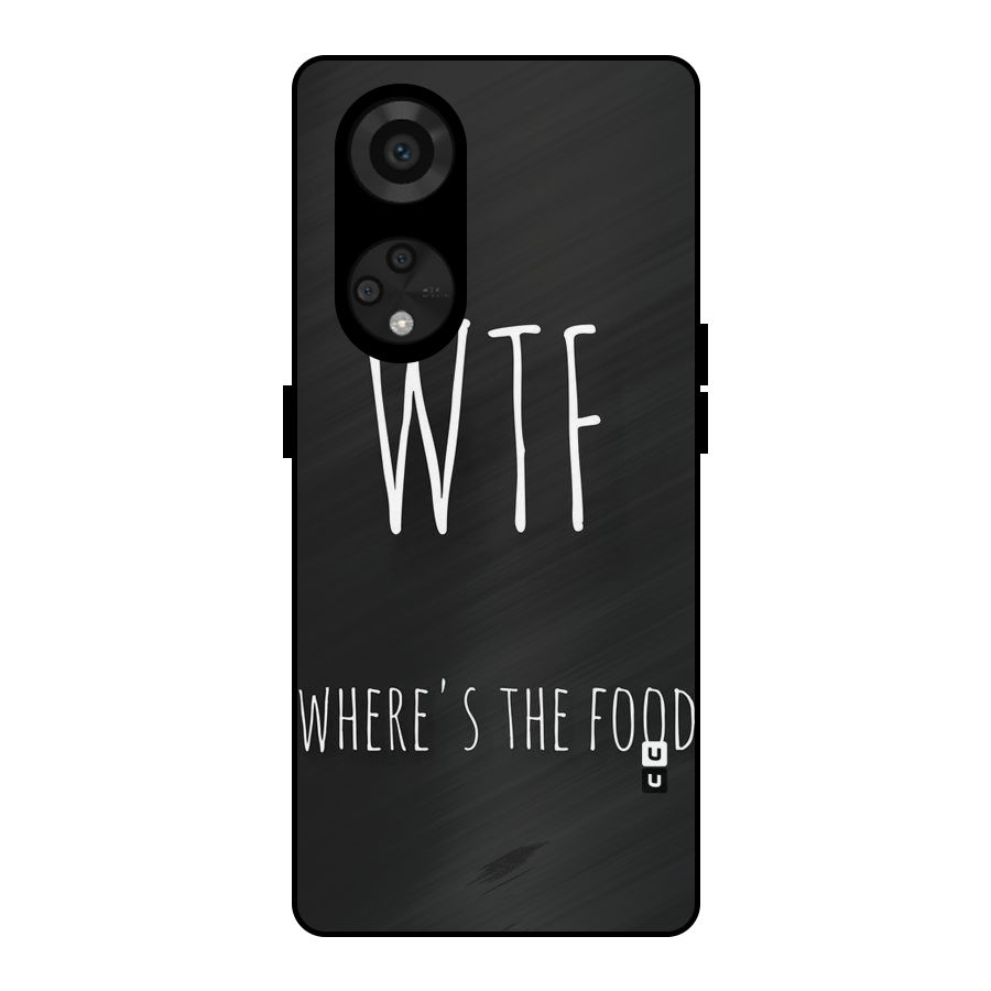 Where The Food Metal Back Case for Reno8 T 5G