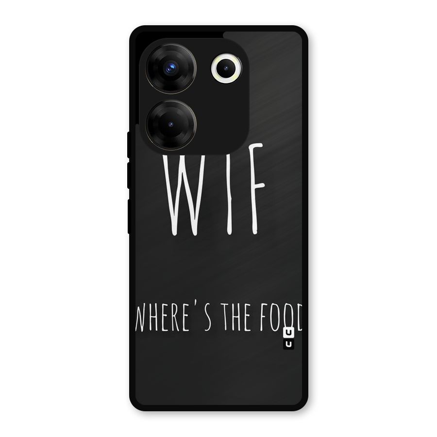 Where The Food Metal Back Case for Tecno Camon 20